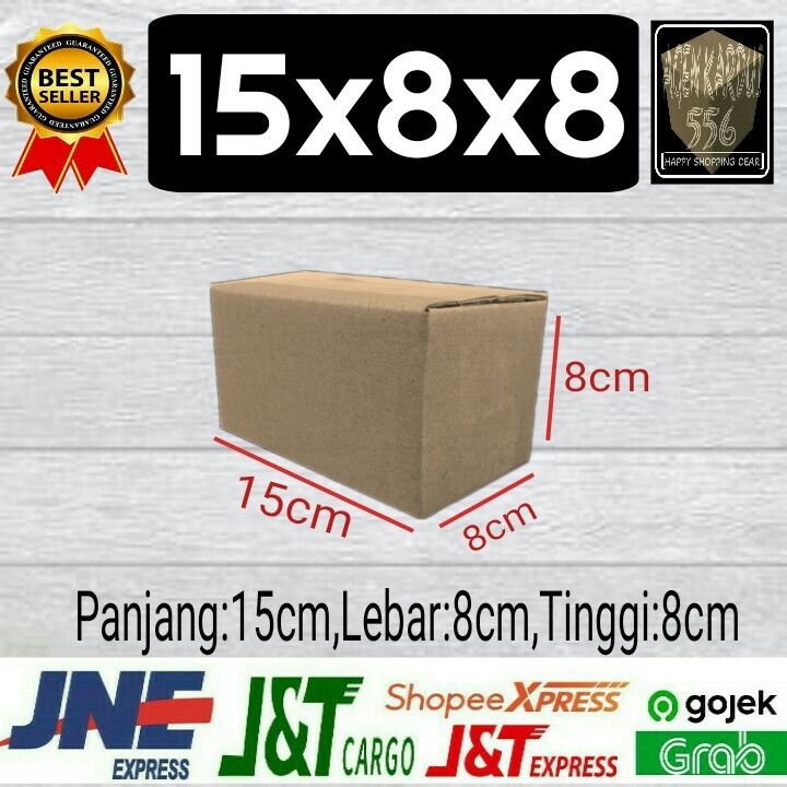 Jual kardus ukuran 15x8x8 kardus packing/kardus mini/kards murah ...