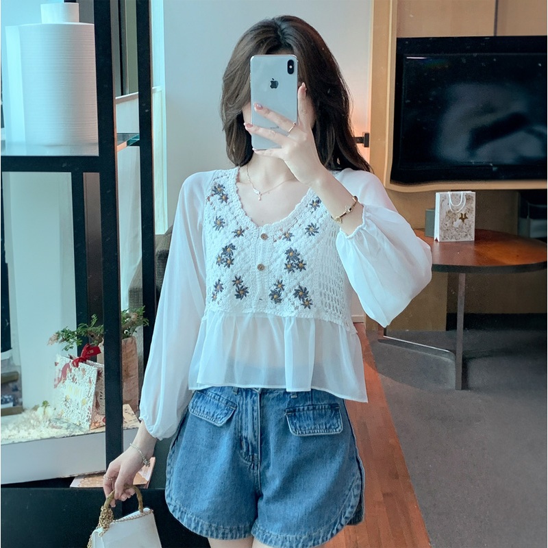 TRENDY NOIR Atasan Wanita Blouse Korea Style Import Premium Korean Style  Blouse