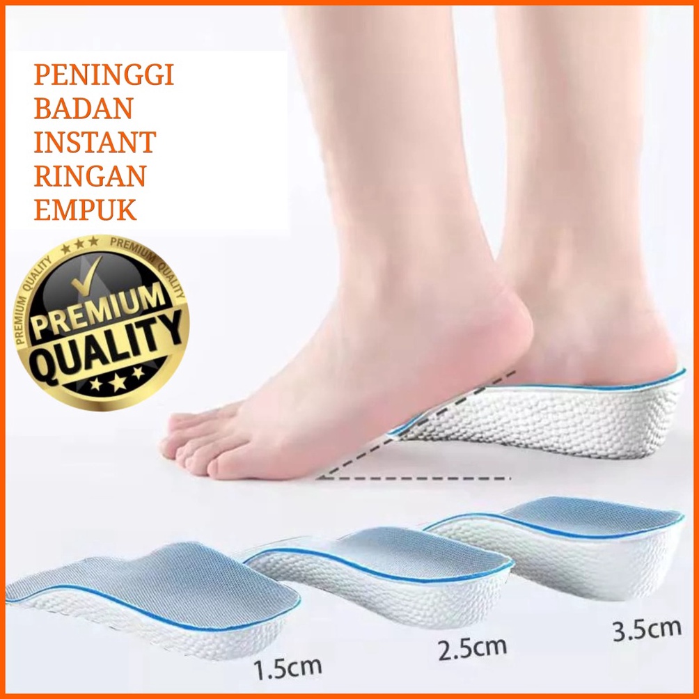 Jual Insole Peninggi Badan Instant Sol Sepatu Penambah Tinggi Badan