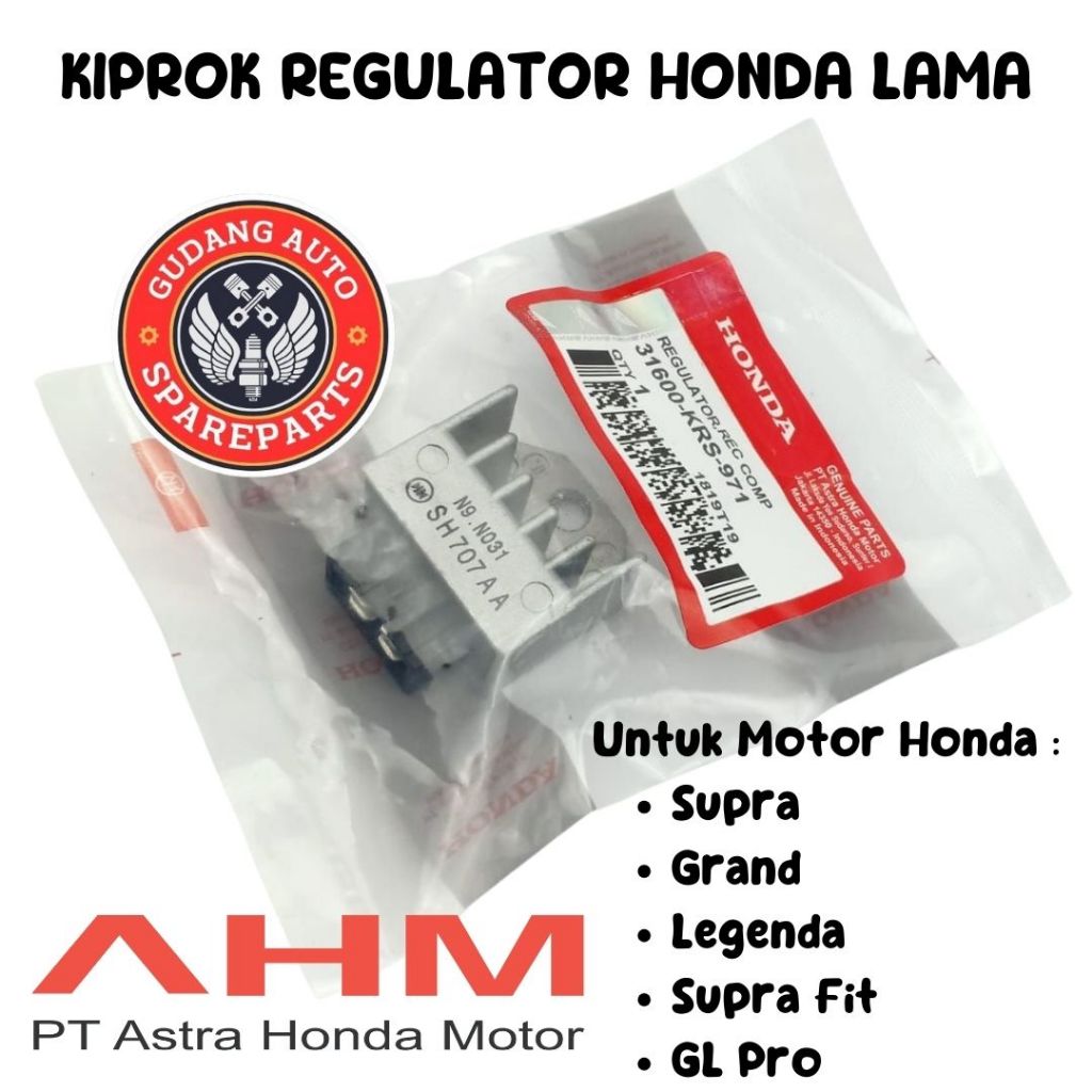 Jual Original Ahm Kiprok Regulator Honda Supra X Astrea Grand Legenda Supra Fit Supra Fit New Gl