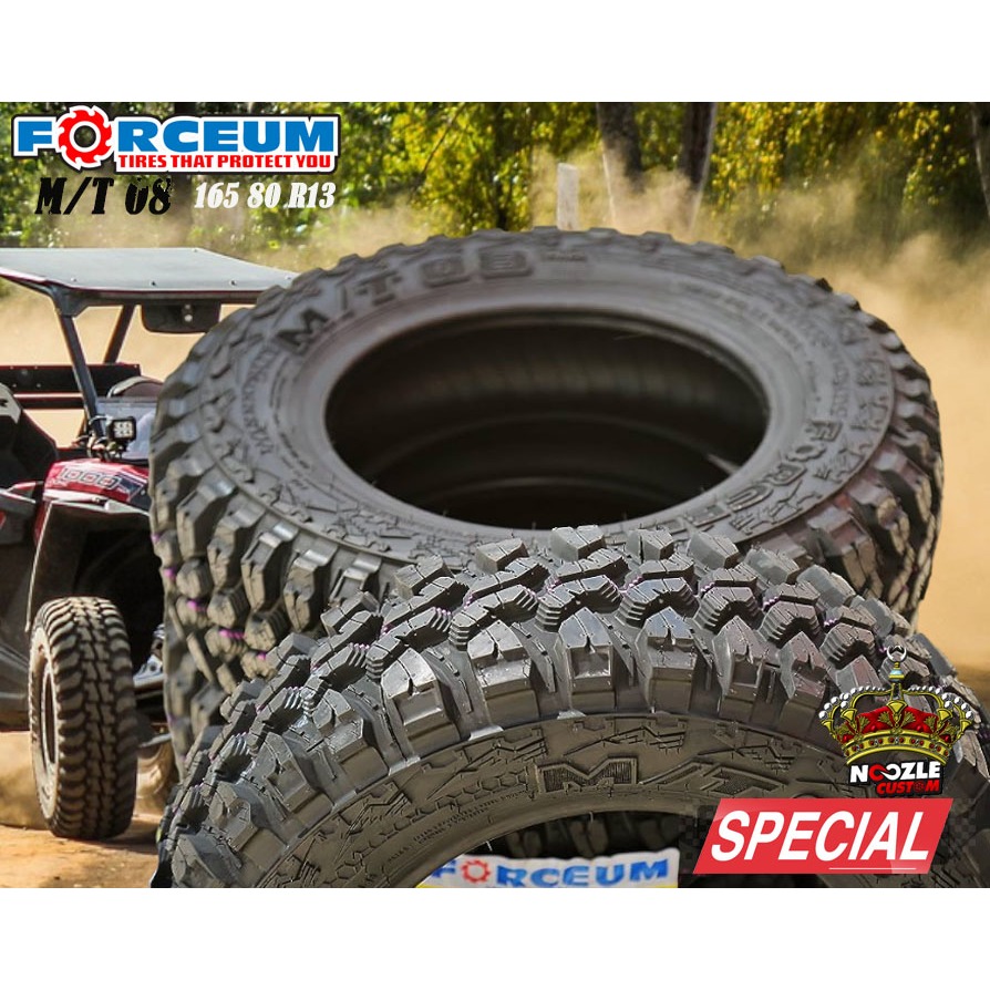 Jual BAN MOBIL PACUL RING 13 TIPE KASAR M-T FORCEUM 165 80 R13 BAN ...