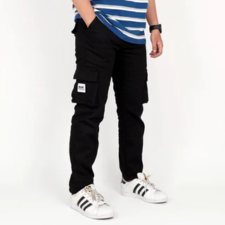 HOOLIGANS Long Cargo Careca - Black