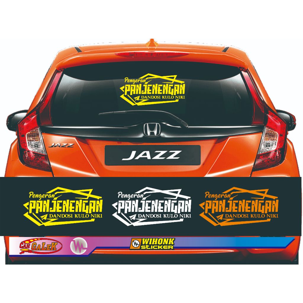 Jual STIKER CUTTING PENGERAN PANJENENGAN UNTUK KACA /BODY MOBIL ...