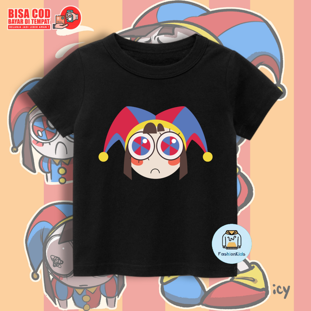 Jual Kaos Anak Pomni The Amazing Digital Circus Baju Anak Pomni Digital ...