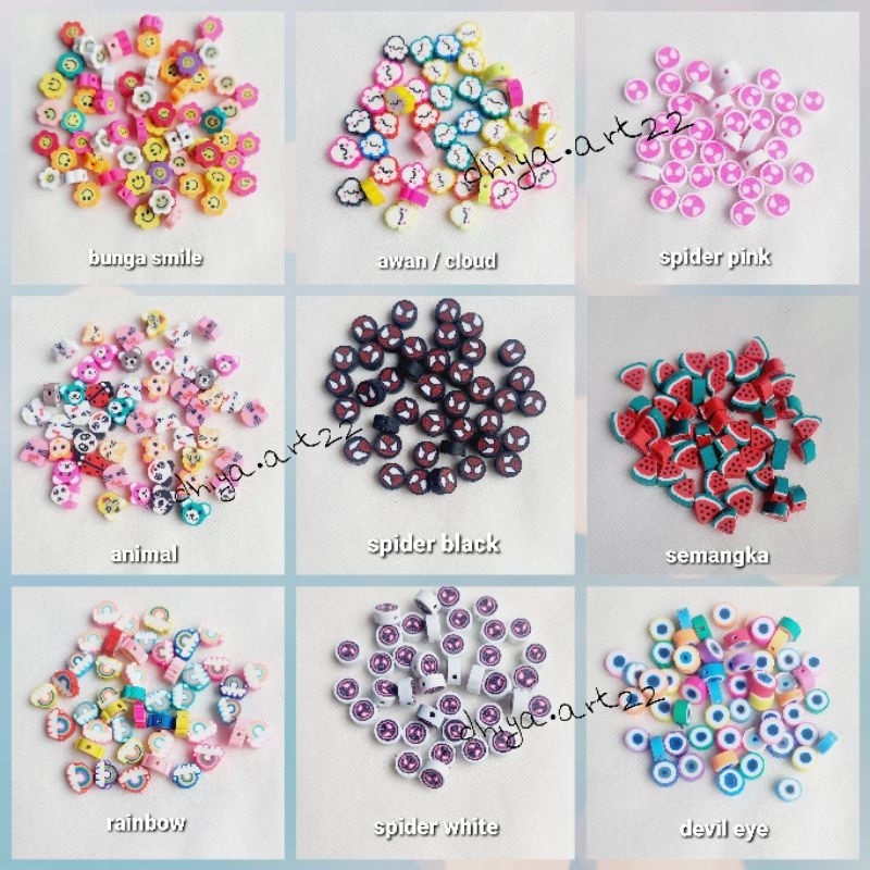 Jual 10 pcs clay polymer / DIY meronce manik | Shopee Indonesia