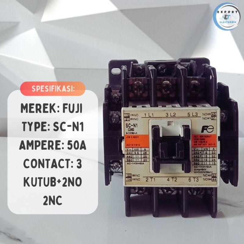 Jual Kontaktor Fuji Electric SC-N1 220v SCN1 contactor SCN-1 | Shopee ...