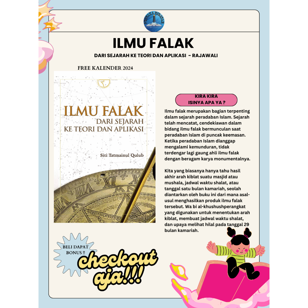 Jual Buku Ilmu Falak Dari Sejarah Dan Aplikasi - Siti Tatmainul Qulub ...
