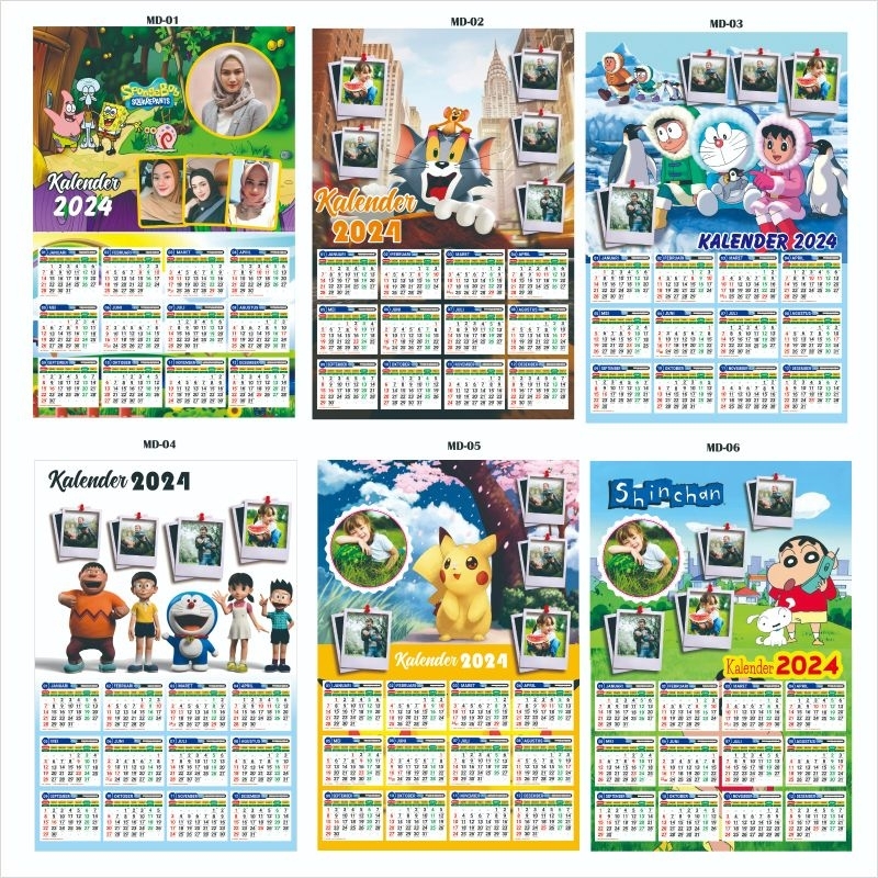 Jual CETAK KALENDER DINDING TERBARU 2024 / KALENDER POSTER | Shopee ...