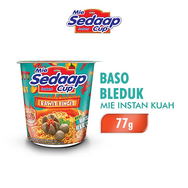 Jual MIE SEDAAP CUP RASA BASO BLEDUK 77 G/12 PCS (BOX) | Shopee Indonesia