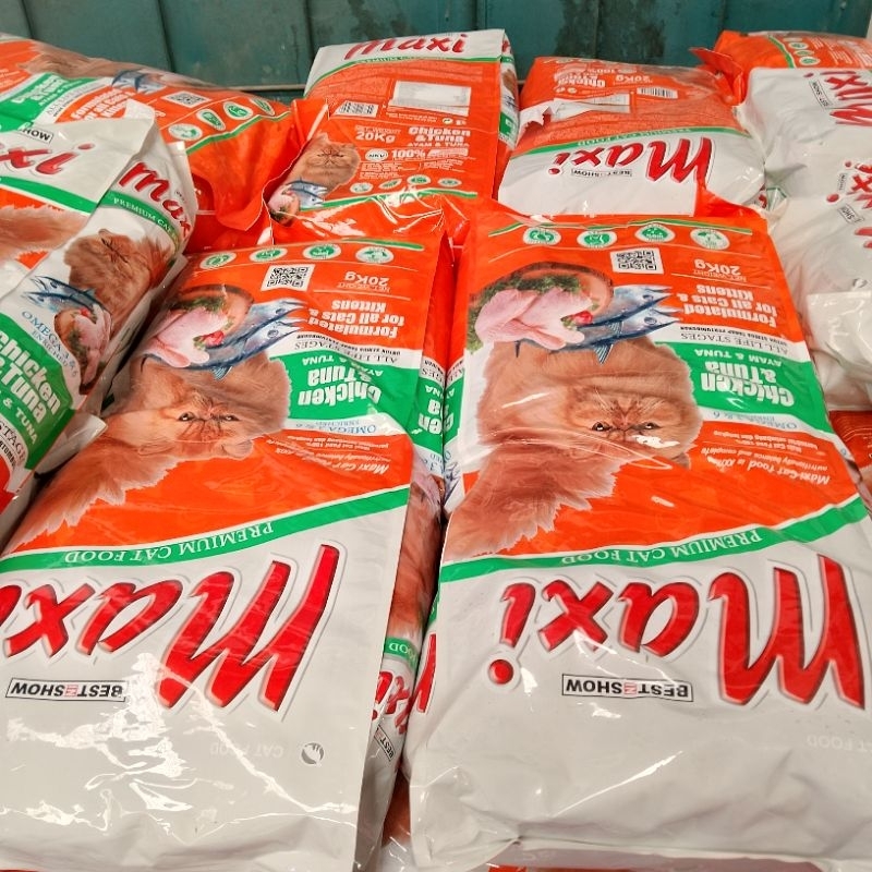 Jual Ekspedisi Maxi Cat Allstage Chicken Tuna Freshpack 20kg - makanan ...