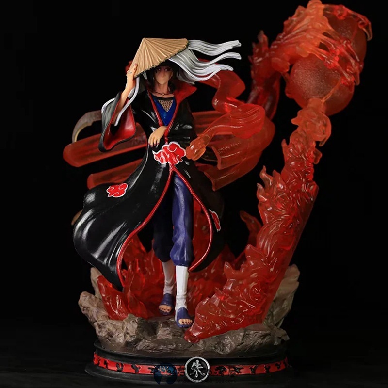 Jual (LED) Action Figure Naruto Itachi Akatsuki Susanoo Clouds Studio ...