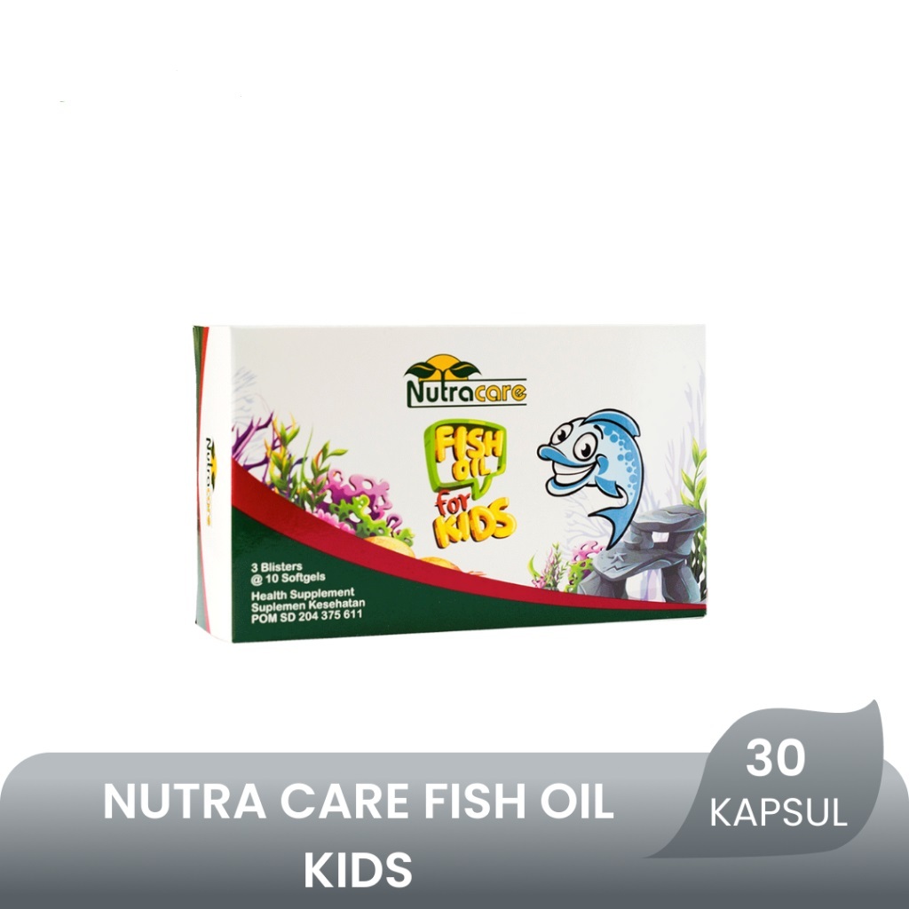 Jual Nutracare Fish Oil For Kids 30 Kapsul Mengoptimalkan Perkembangan Otak & Meningkatkan
