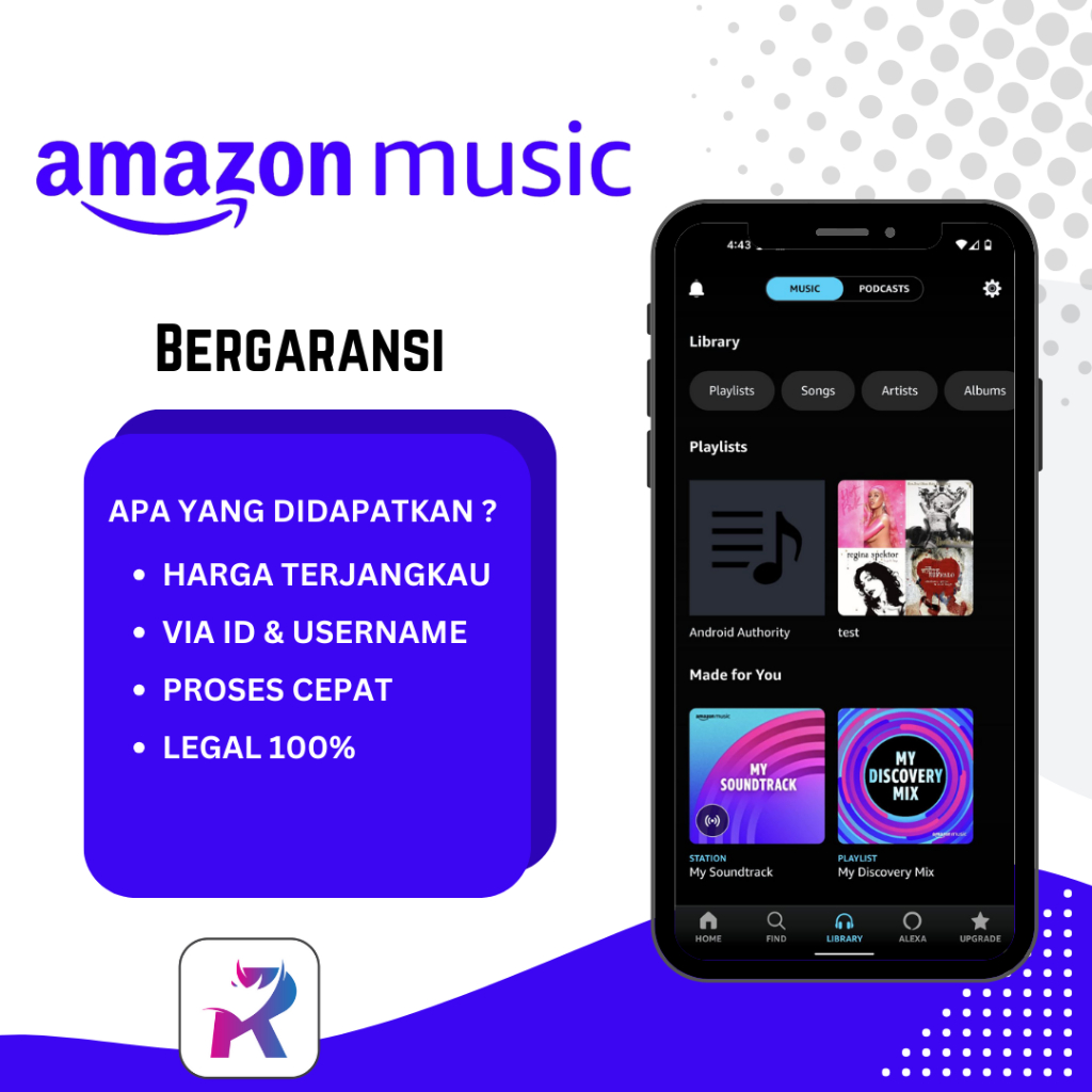 Jual Amazon Music Premium 1 Tahun Full Garansi (Proses Tercepat Buka 24 ...