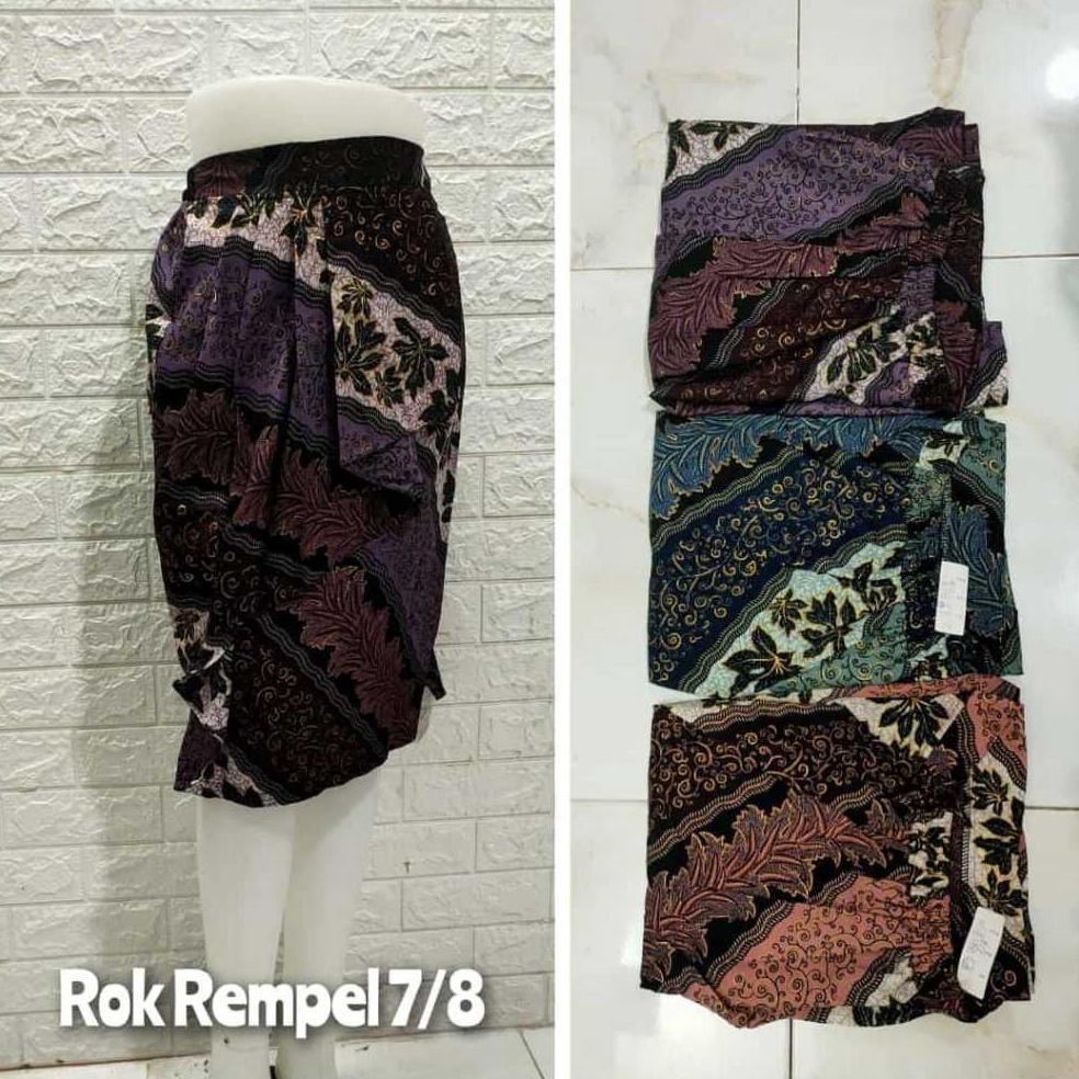 Jual Tipe Nmj Dshop Rok Span Rempel Batik Berkelas Bermacam Macam Motif Real Pict