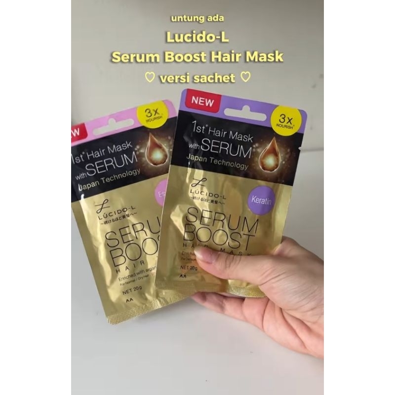 Jual LUCIDO HAIR MASK vitamin (SACHET) | Shopee Indonesia