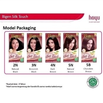 Jual BIGEN SILK TOUCH CREAM HAIR COLOR (Box Coklat) | Shopee Indonesia