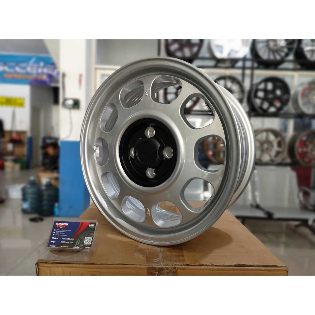Jual HSR KLG R16 Lobang 4X100 Velg Mobil Oem Racing Model Retro Bisa ...