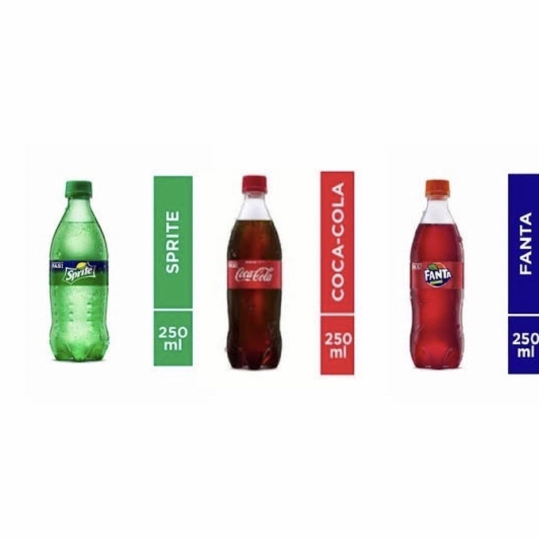 Jual P0GYA Sprite Coca-cola Fanta 250ml kecil Isi 12 Pcs Per KRAT DUS ...