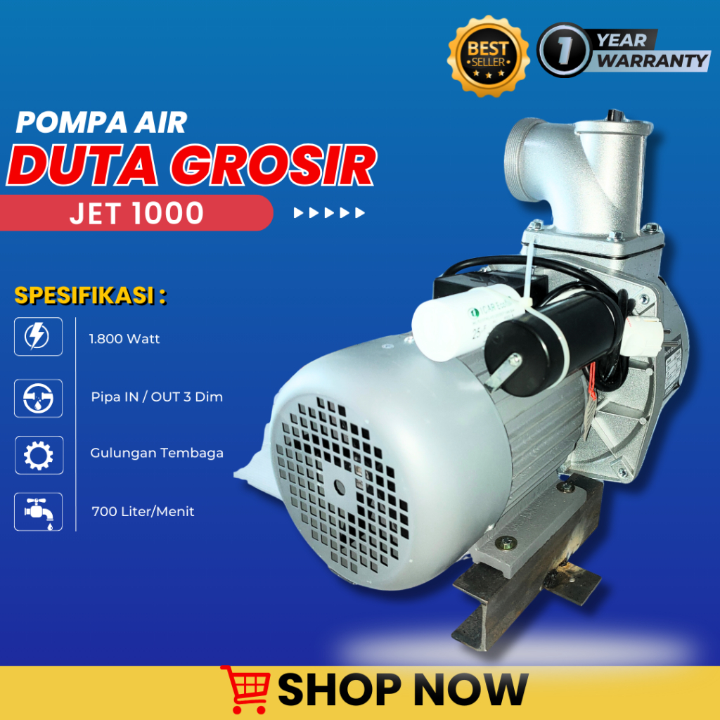 Jual Tempat jual pompa air modifikasi Tulungagung tipe JET 1000 harga