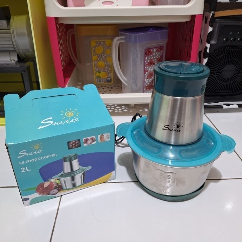 Jual BLENDER CHOPPER STAINLESS 2L PENGGILING BUMBU DAN DAGING/FOOD ...