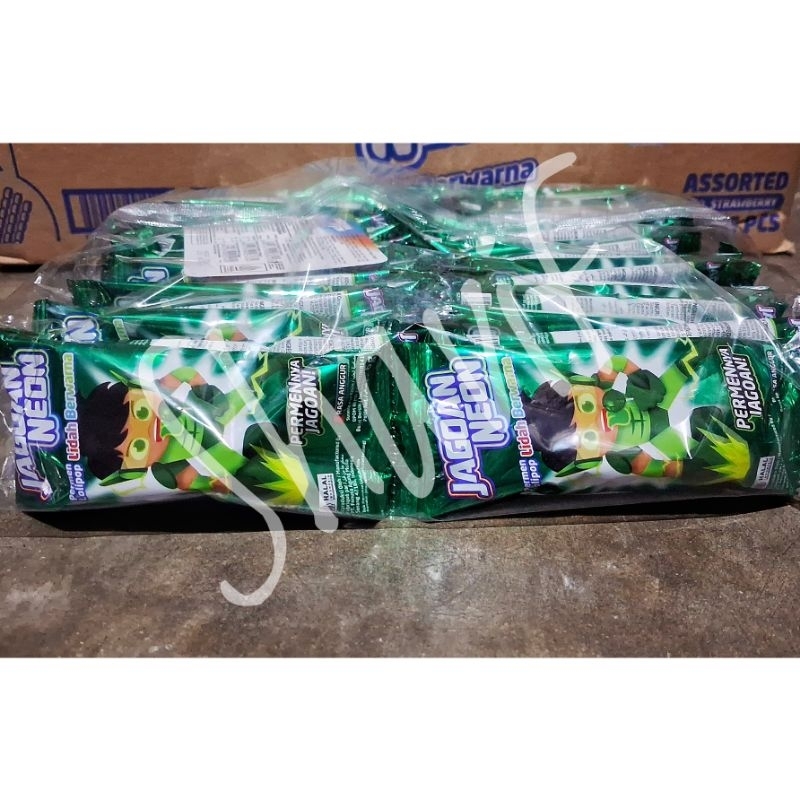 Jual Permen Jagoan Neon Lollipop isi 30 pcs @ 9 gram | Shopee Indonesia