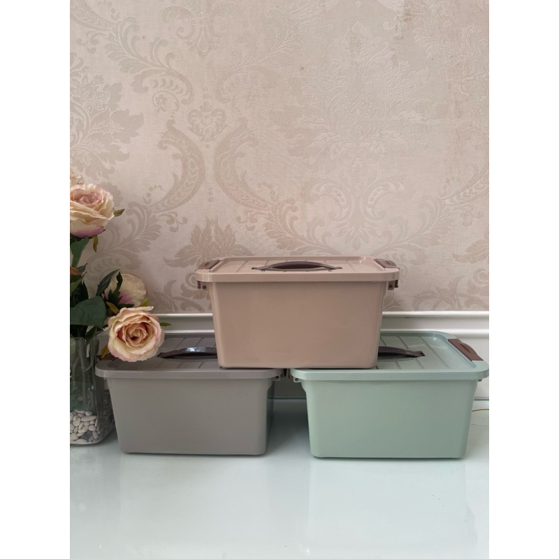 Jual CONTAINER BALI 8L /Box organizer Kotak penyimpanan barang mainan ...