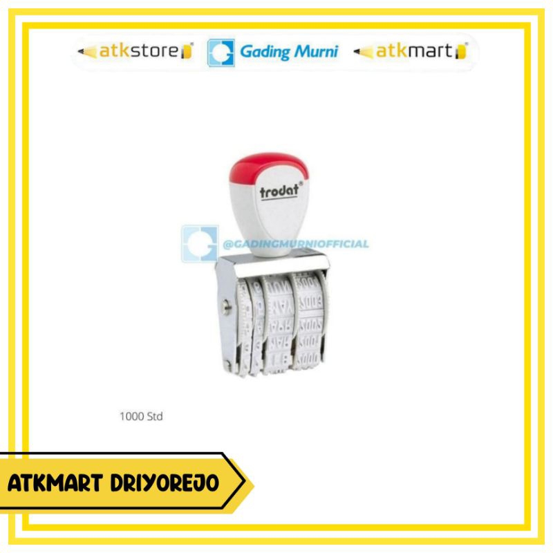 Jual RODAT STEMPEL TANGGAL 1000 STD 3MM - STAMP DATE | Shopee Indonesia