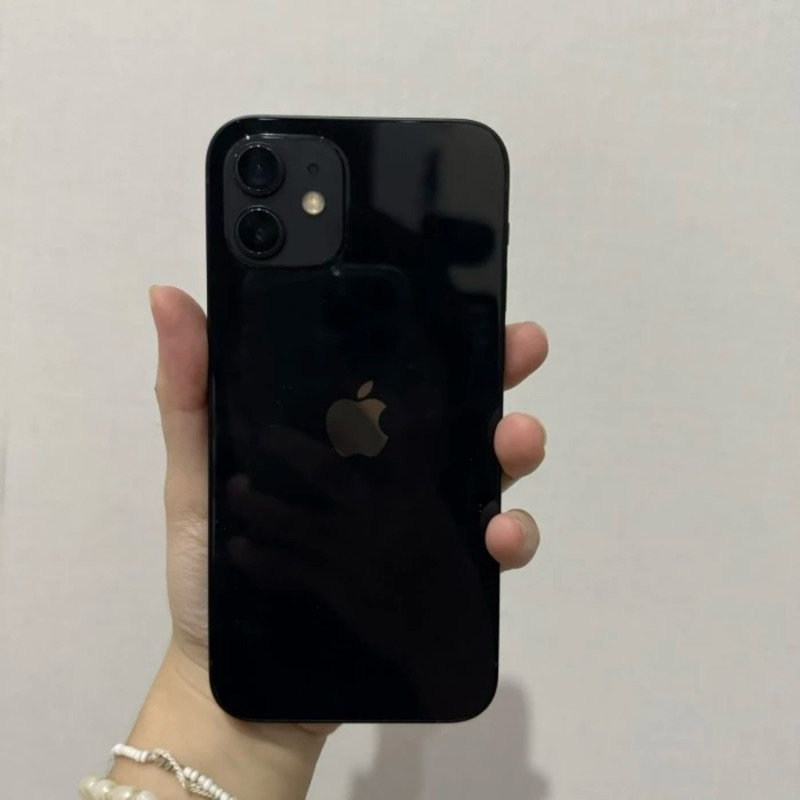 Jual Apple Iphone 12 Black 128GB FULLSET ex IBOX Bekas Second Ori