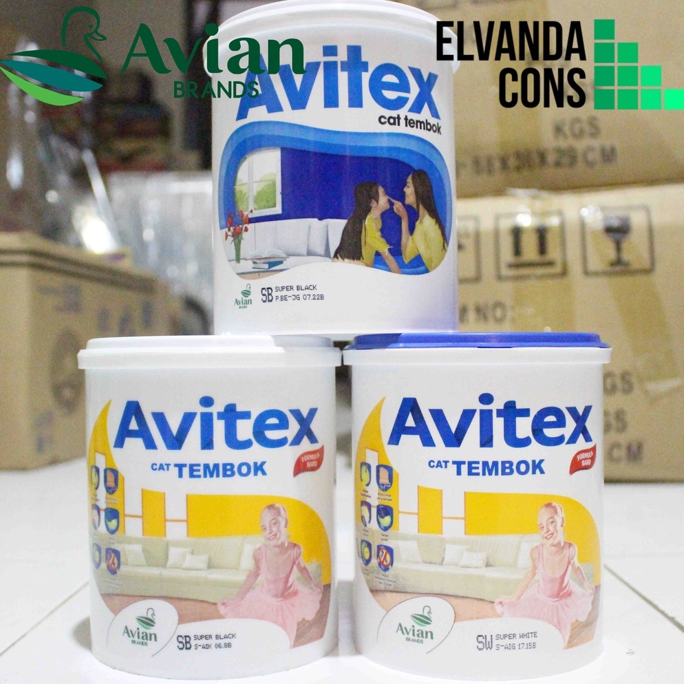 Jual Ready Cat Avitex 1kg Cat Tembok Dan Plafon Gypsum Avitex 1 Kg Avian Gv8 Shopee Indonesia 8961