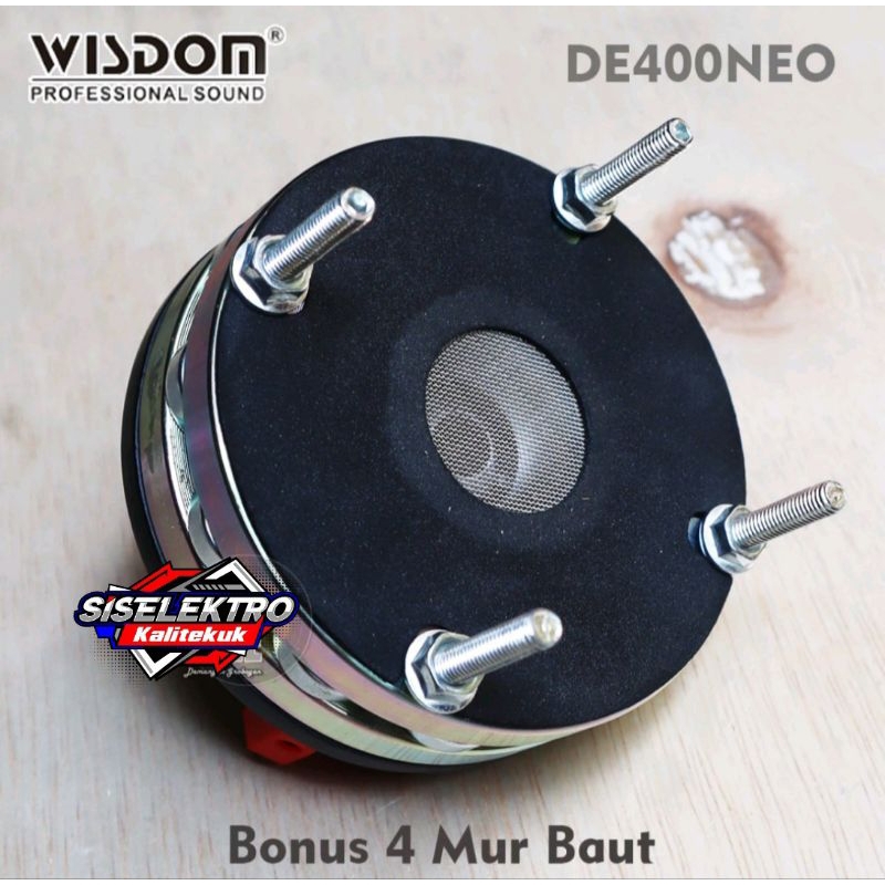 Jual Driver Tweeter WISDOM DE-400 NEO DE400 NEO | Shopee Indonesia