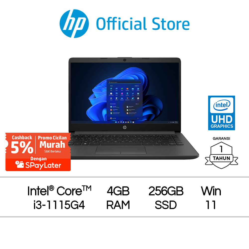 Laptop hp sale ssd murah