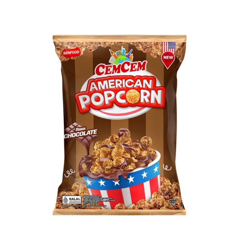 Jual CEMCEM POPCORN AMERICAN 55GR | Shopee Indonesia
