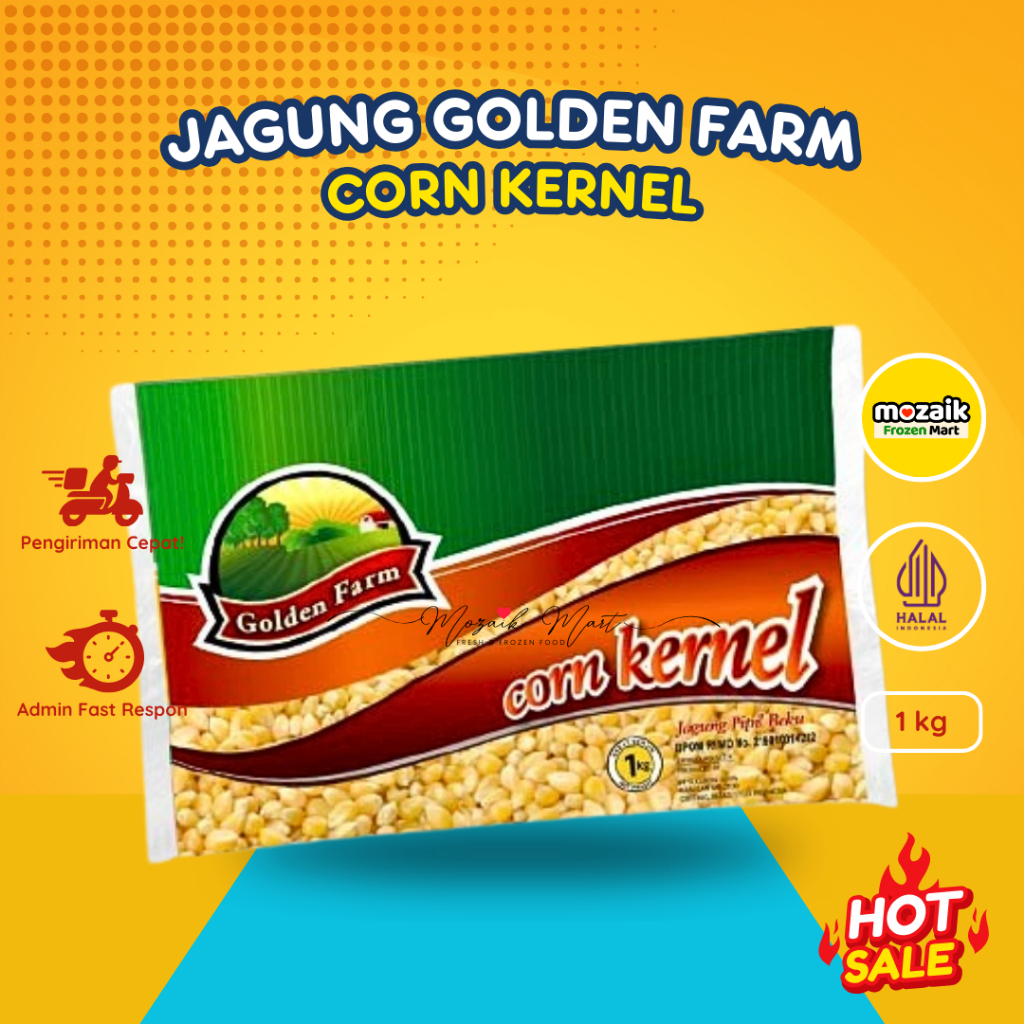 Jual Golden Farm Jagung Pipil Jagung Frozen Corn Kernel Mozaik Frozen Mart Frozen Food