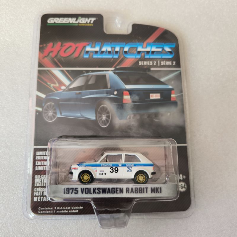 Jual GREENLIGHT HOT HATCHES SERIES 2 - 1975 VOLKSWAGEN VW RABBIT MK1 ...