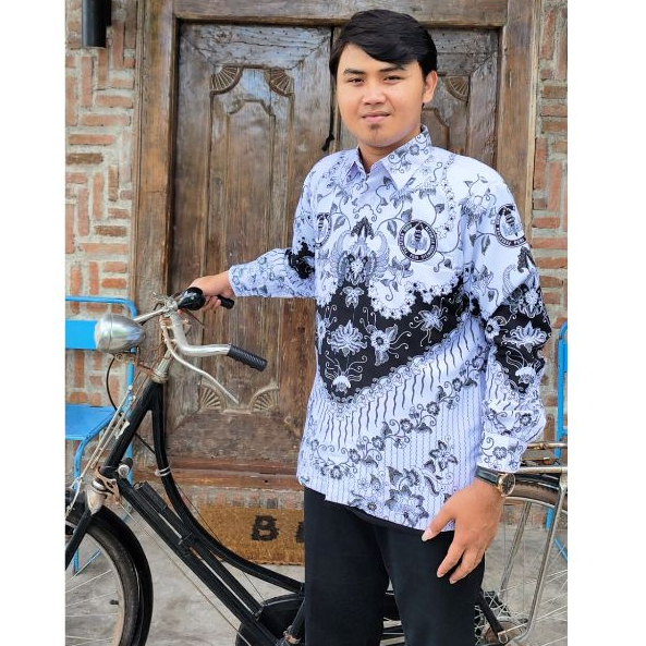 Jual SumberRejekiJeans - Baju PGRI Pria FURING Batik Seragam Guru ...
