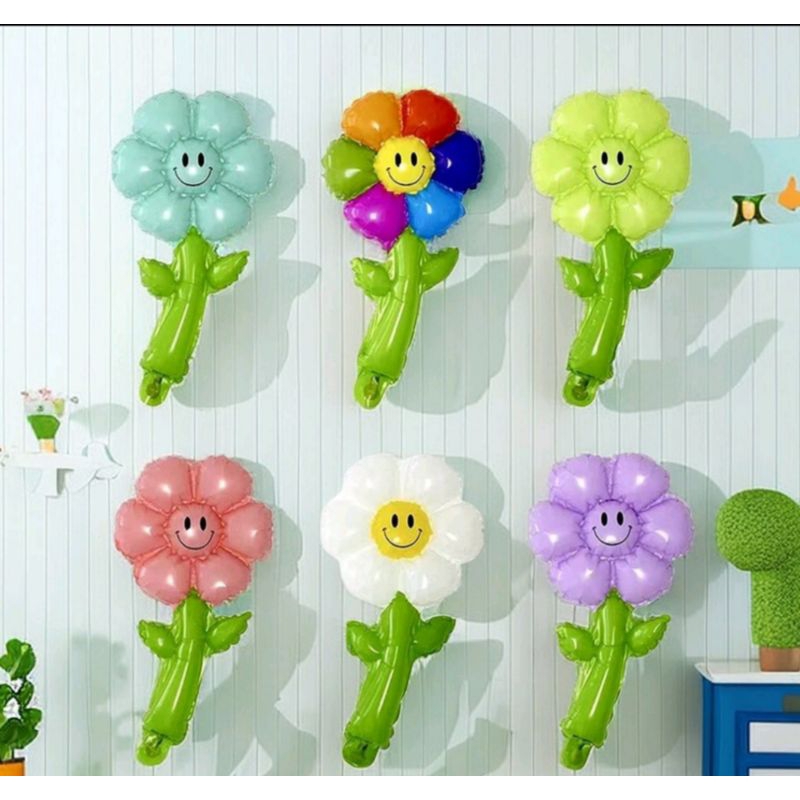 Jual Balon Foil Pentungan Bunga balon balon huruf balon latex balon