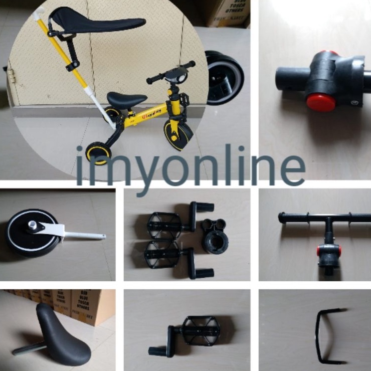 Jual Grosir Spare Part Sepeda Balance Bike 3 in 1 Happy Baby Roda 3 ...