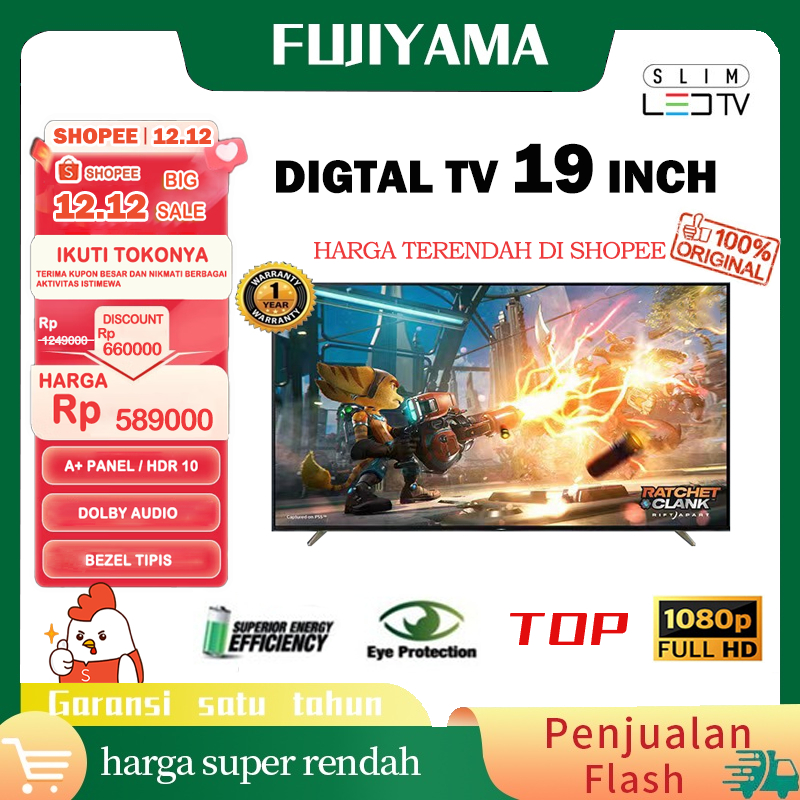 Jual Promosi TV LED 19/20 21/22/24/25 Inch TV Digital Televisi Full HD