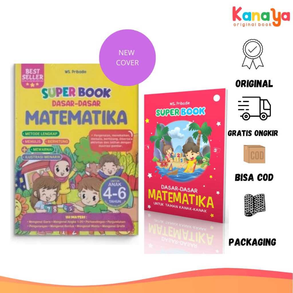 Jual Superbook Dasar - Dasar Matematika Belajar Berhitung Untuk TK dan ...