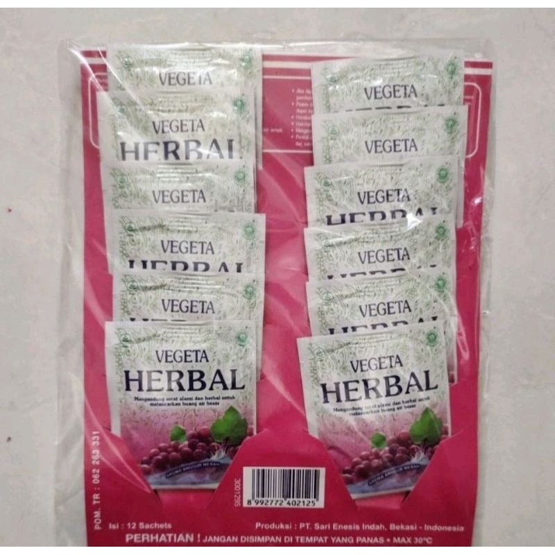 Jual Vegeta herbal rasa anggur 1 saset | Shopee Indonesia