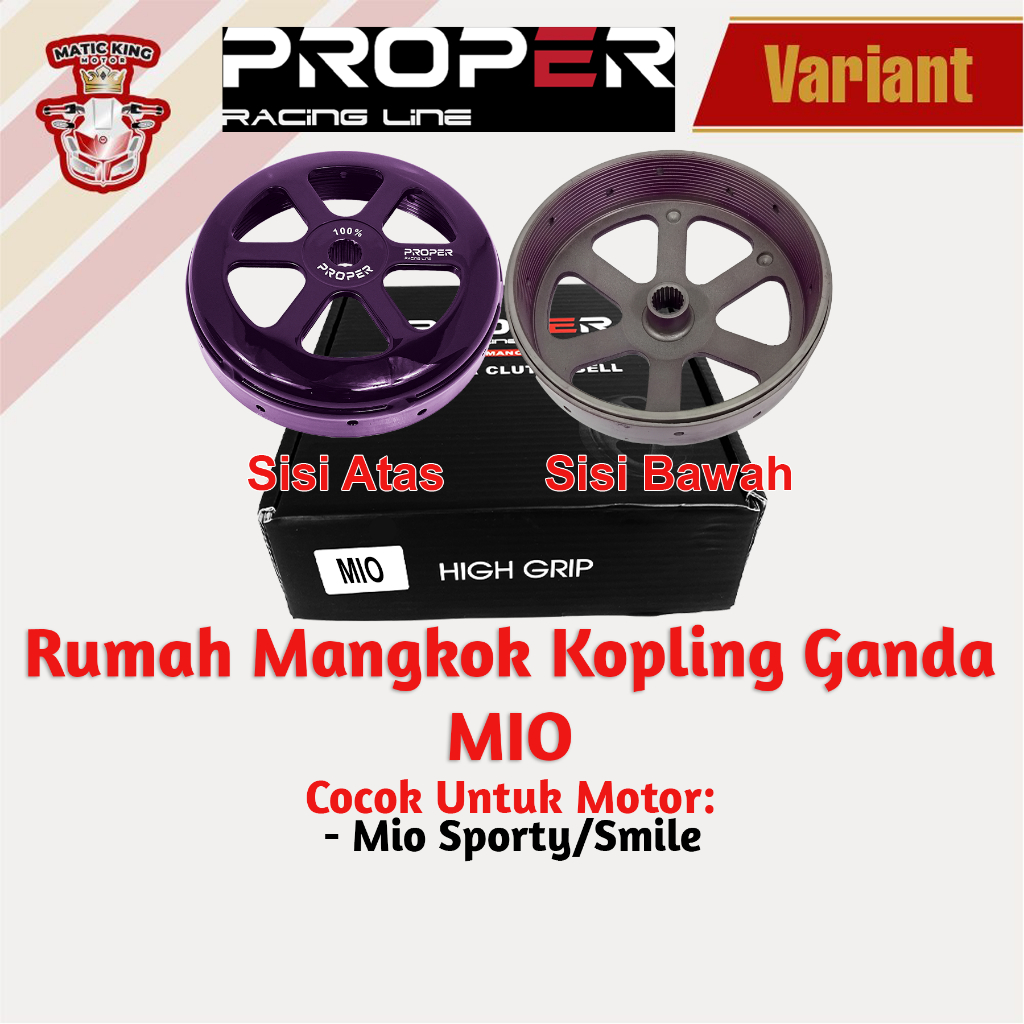 Jual Mangkok Rumah Kampas Ganda Kopling Mio M3 S Z Fino Soul GT Xride