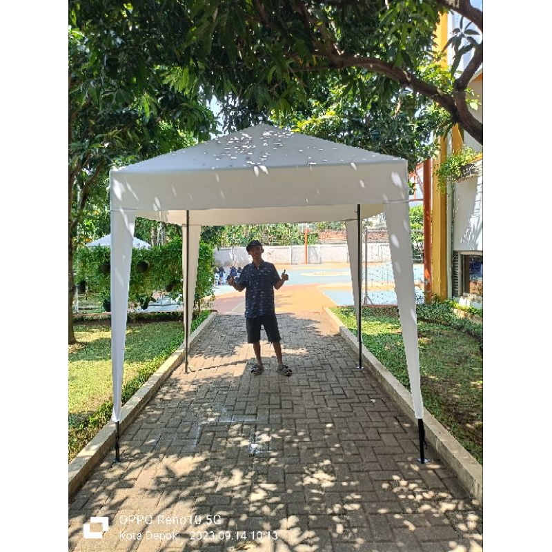 Jual Promo Tenda Bazar Ukuran 2x2 Satu Set Tinggal Pakai Murah Meriah