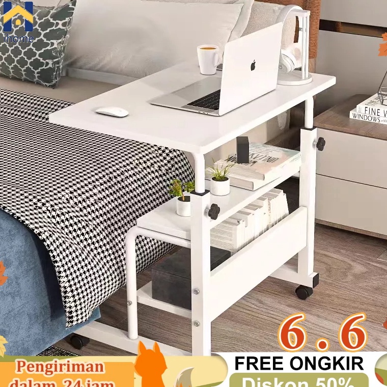 Jual Produk Terbaik IH Meja Laptop Lipat Adjustable dengan Roda Meja ...
