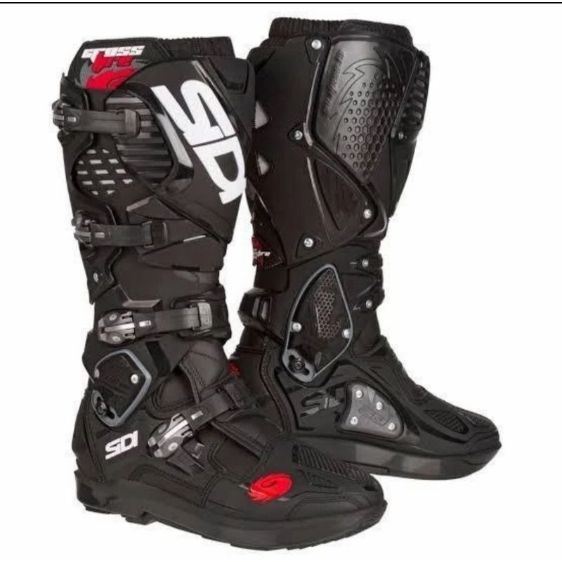 Jual Sepatu cross sidi crossfire 3 srs full black | Shopee Indonesia