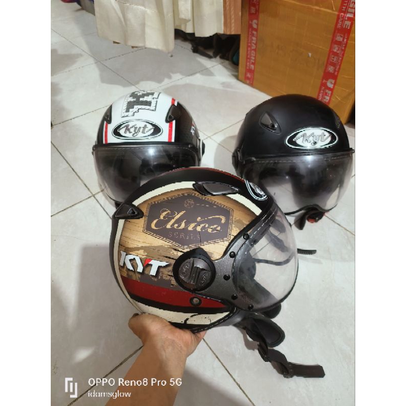 Jual Helm KYT ElSICO Original (Second) Shopee Indonesia