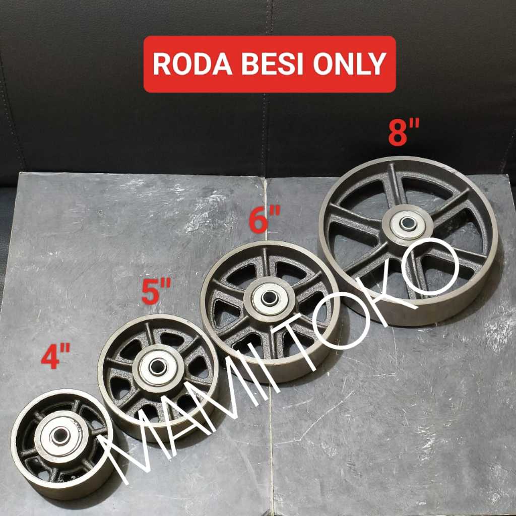 Jual Roda troli besi Only 4