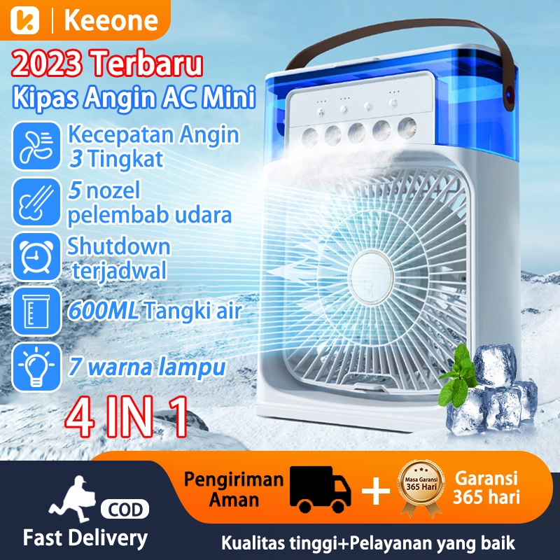 Jual 2024 Kipas Angin Ac Mini 4 In 1 / Kipas Ac Portable / Kipas Angin ...