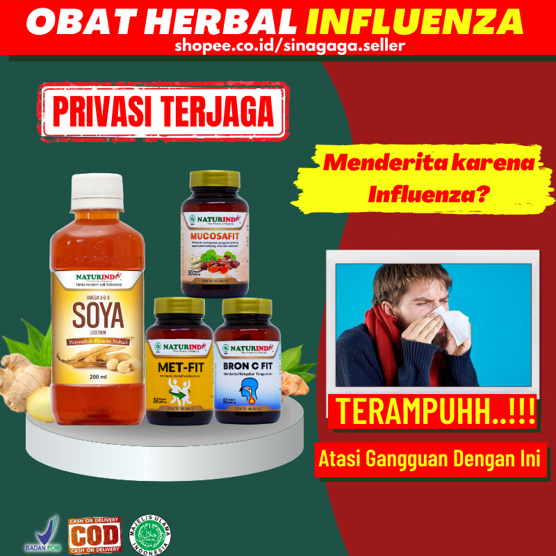 Jual Obat Influenza Flu Pilek Batuk Kering Berdahak Radang Sakit