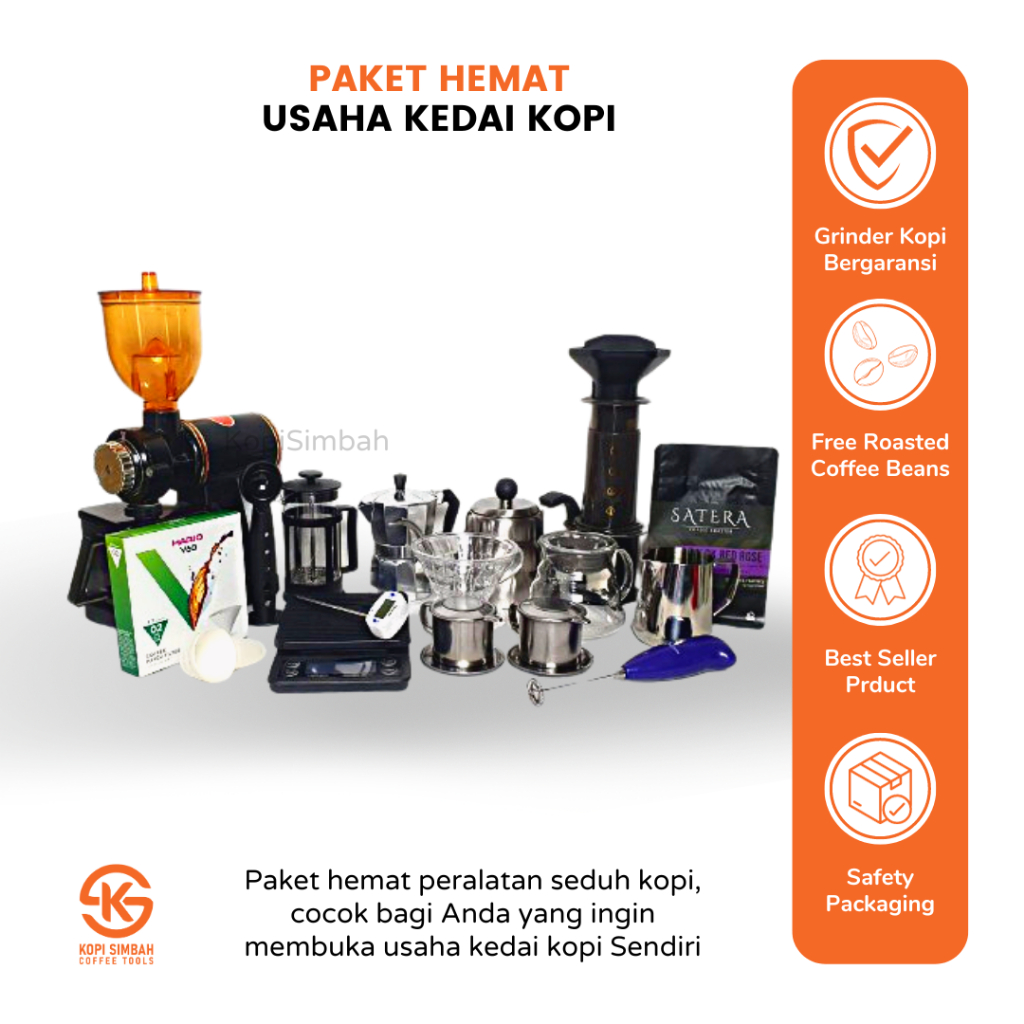 Jual Paket Usaha KEDAI Mini Cafe Set Mesin Alat Seduh Pembuat Kopi ...