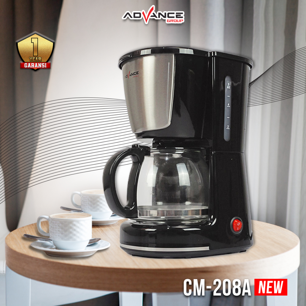 Jual Advance CM208A Coffee Maker Mesin Kopi Espresso Low Watt